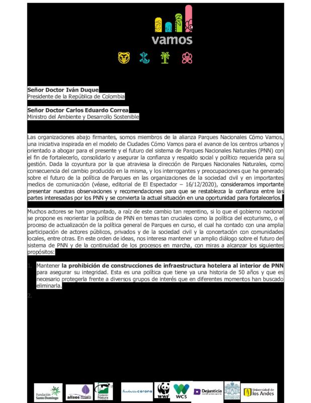 Parques Nacionales Cómo Vamos PNCV